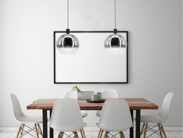 Artdelight Rosario - hanglamp - Ø 30 x 150 cm - gerookt chroom