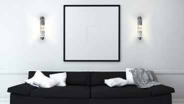 Maxlight Florence - wandverlichting - 9 x 9,5 x 40 cm - chroom