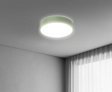 Century Italia Blanca Luxe - plafondlamp - Ø 30 x 7 cm - 17W LED incl. - groen