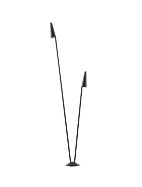 Nova Luce Mabel - tuinpaal - Ø 48,9 x 201,2 x 20,1 cm - 17W LED incl. - IP54 - donker antraciet