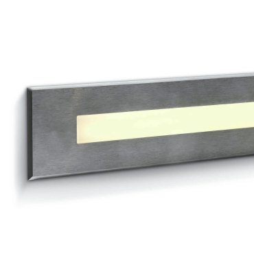 ONE Light Wall Recessed Pro Range - inbouw wandverlichting - 27 x 6,7 x 6,3 cm - 10W LED incl. - IP65 - roestvrij staal