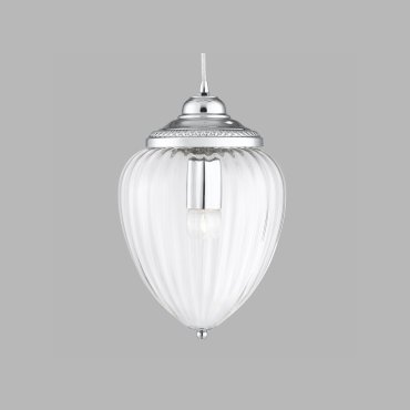 Searchlight Pineapple - hanglamp - Ø 22 x 100 cm - chroom