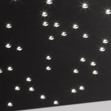 Nova Luce Cielo - plafondverlichting - 30 x 30 x 4 cm - 8W dimbare LED incl. - zwart