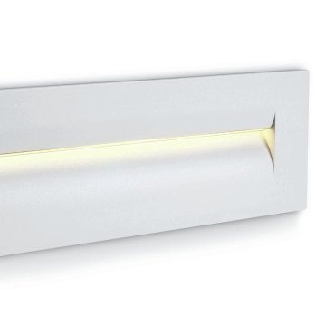 ONE Light Outdoor Dark Light Wall Recessed - inbouw wandverlichting - 25 x 7,3 x 8,7 cm - 8,5W LED incl. - IP65 - wit