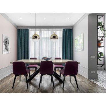 Artdelight Rosario - hanglamp - Ø 40 x 150 cm - gerookt goud