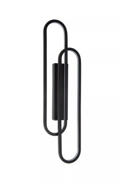 Lucide Thelma - wandlamp - 16,5 x 8,7 x 75 cm - 33W dimbare LED incl. - zwart