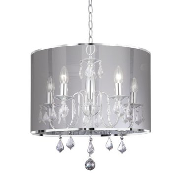 Searchlight Venetian - luster - Ø 50 x 100 cm - chroom