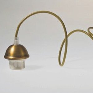 Artdelight Iron - hanglamp - Ø 12 x 120 cm - brons