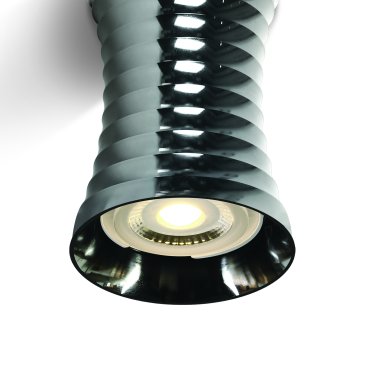 ONE Light Decorative Cylinders II Aluminium - opbouwspot - Ø 7 x 11,5 cm - donker chroom