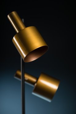 ETH Sledge - vloerlamp - Ø 11,5 x 150 cm - zwart en goud