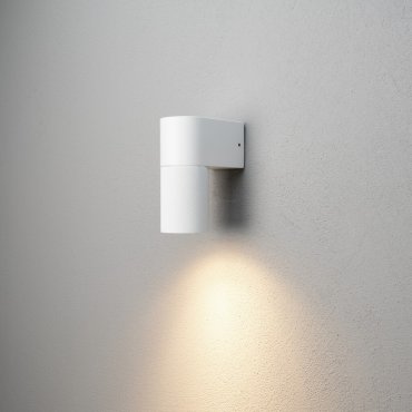 Konstsmide Temi Down - buiten wandlamp - 6,5 x 11,5 x 14,5 cm - IP54 - wit
