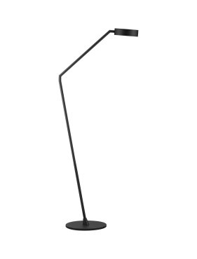 Nova Luce Afi - vloerlamp - Ø 35 x 170 cm - 23W dimbare LED incl. - zwart