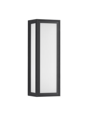 Nova Luce Astral - buiten wandverlichting - 8,6 x 25,8 x 9 cm - 10W LED incl. - IP65 - donker antraciet