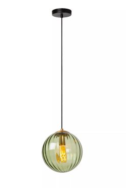 Lucide Monsaraz - hanglamp - Ø 25 x 161 cm - groen