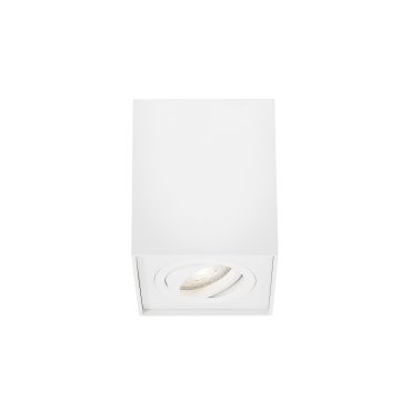 Nova Luce Rende - opbouwspot - 9,6 x 9,6 x 12,5 cm - wit