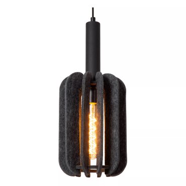 Lucide Rafal - hanglamp - Ø 20 x 183 cm - grijs