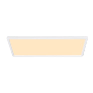 Nordlux Harlow - plafondverlichting - 59,5 x 24,5 x 2,3 cm - 3 stappen Moodmaker SceneSelect functie - 22W LED incl. - IP54 - wit