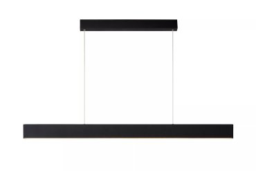 Lucide Raya LED - hanglamp - 119 x 4 x 138 cm - 36W dimbare LED incl. - 2700K - zwart