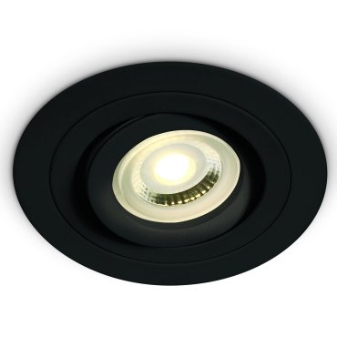 ONE Light - inbouwspot - Ø 92 mm, Ø 80 mm inbouwmaat - zwart