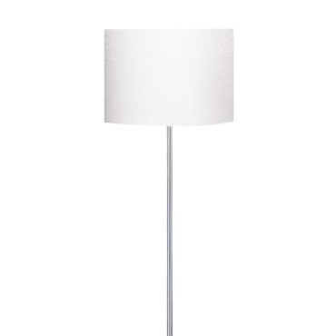 Searchlight Carter - staanlamp - 151 cm - chroom en satijn zilver