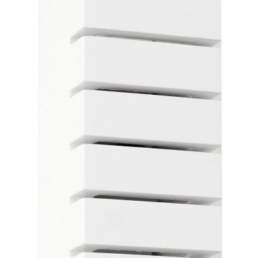 Nova Luce Sandro - wandverlichting - 9,5 x 9 x 24,5 cm - wit gips