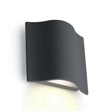 ONE Light Roof Tile - buiten wandverlichting - 12 x 5 x 12 cm - 6W LED incl. - IP54 - antraciet