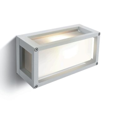 ONE Light Outdoor E27 Square - buiten wandverlichting - 25 x 9,5 x 12,5 cm - IP54 - wit