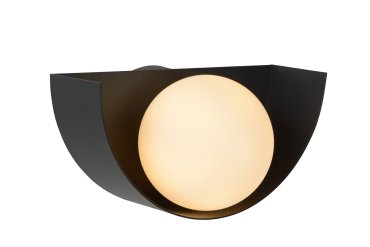 Lucide Benni - wandverlichting - 21 x 12 x 10,5 cm - zwart