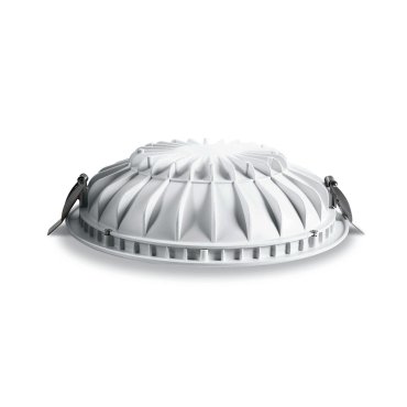ONE Light Dark Light Dome Reflector - inbouwspot - Ø 225 mm, Ø 210 mm inbouwmaat - 22W LED incl. - wit - witte lichtkleur