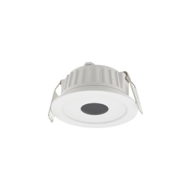Maxlight Plasma - inbouwspot - Ø 92 mm, Ø 80 mm inbouwmaat - 13W LED incl. - IP54 - zwart