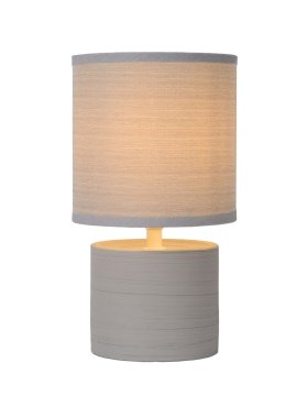 Lucide Greasby - tafellamp - 26cm - grijs