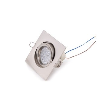 Maxlight - inbouwspot - 95 x 95 mm, Ø 80 mm inbouwmaat - chroom