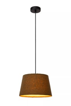 Lucide Woolly - hanglamp - Ø 28 x 150 cm - groen
