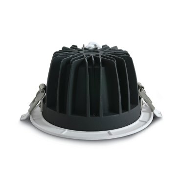 ONE Light COB Downlight Range - inbouwspot - Ø 170 mm, Ø 145 mm inbouwmaat - 20W LED incl. - wit - witte lichtkleur