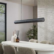 Vico Tube Mesh - hanglamp - 120 x 10 x 150 cm - zwart