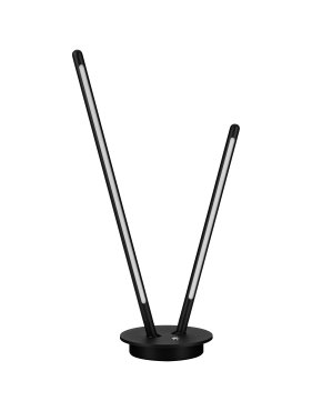 Nova Luce Intec - tafellamp - Ø 15 x 50 cm - 8W dimbare LED incl. - zandzwart