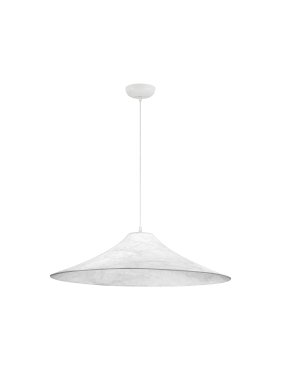 Nova Luce Oket - hanglamp - Ø 90 x 180 cm - zandwit