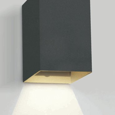 ONE Light Outdoor Wall Dark Lights - buiten wandverlichting - 9 x 6,8 x 10,7 cm - 3W LED incl. - IP54 - antraciet