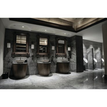 ONE Light Bathroom Downlights - inbouwspot - Ø 110 mm, Ø 95 mm inbouwmaat - 13W LED incl. - IP54 - wit - warm witte lichtkleur