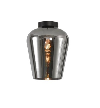 Artdelight Tombo - plafondverlichting - Ø 23 x 27 cm - titan