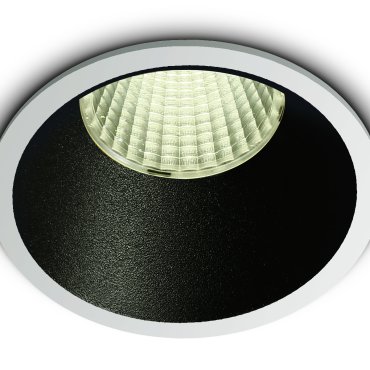 ONE Light COB Dark Light Range - inbouwspot - Ø 73 mm, Ø 67 mm inbouwmaat - 12W dimbare LED incl. - wit - witte lichtkleur
