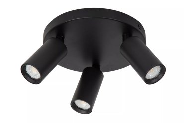 Lucide Ritmo - opbouwspot 3L - Ø 18 x 11,1 cm - zwart