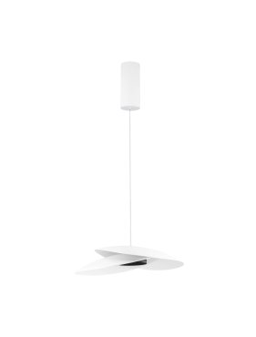Nova Luce Olea - hanglamp - Ø 48 x 180 cm - 22W dimbare LED incl. - zandwit
