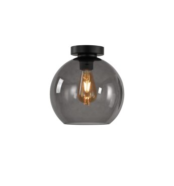 Artdelight Marino - plafondverlichting - Ø 25 x 26 cm - gerookt
