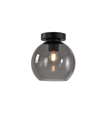 Artdelight Marino - plafondverlichting - Ø 20 x 21 cm - gerookt