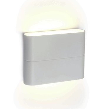 ONE Light Outdoor Slim Range - buiten wandverlichting - 11,5 x 9 x 2,8 cm - 2 x 3W LED incl. - IP54 - wit