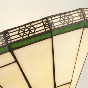 Searchlight New York - wandverlichting - 30,5 x 18 cm - antiek messing