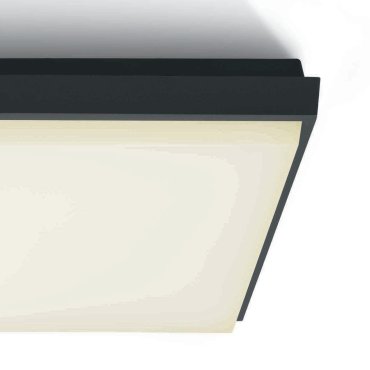 ONE Light Outdoor Slim LED - buiten plafondverlichting - 30 x 30 x 4,9 cm - 30W LED incl. - IP54 - antraciet