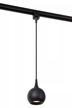 Lucide Track Favori Hanglamp - Ø 9 x 145 cm -  1-fase Railsysteem - Zwart