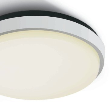 ONE Light Outdoor Slim LED - buiten plafondverlichting - Ø 30 x 4,9 cm - 30W LED incl. - IP54 - wit